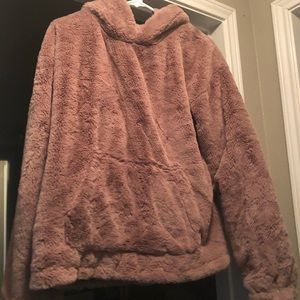 Forever 21 Faux Fur Hoodie